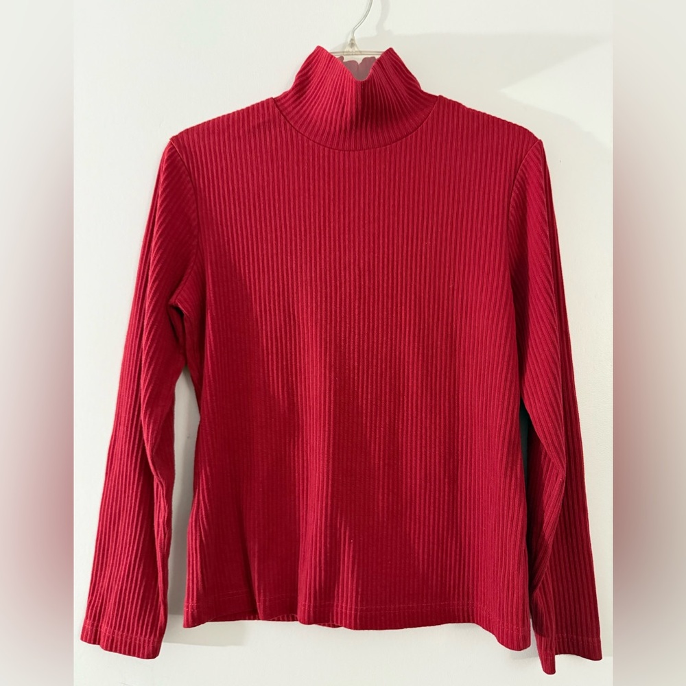 The Limited Red Turtleneck Sweater